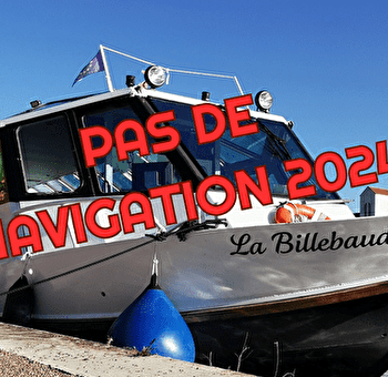 ARRÊT 2025 - Bateau promenade 'La Billebaude' - POUILLY-EN-AUXOIS