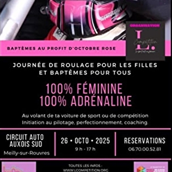 Journée Octobre Rose 100% féminine au Circuit de l'Auxois - MEILLY-SUR-ROUVRES